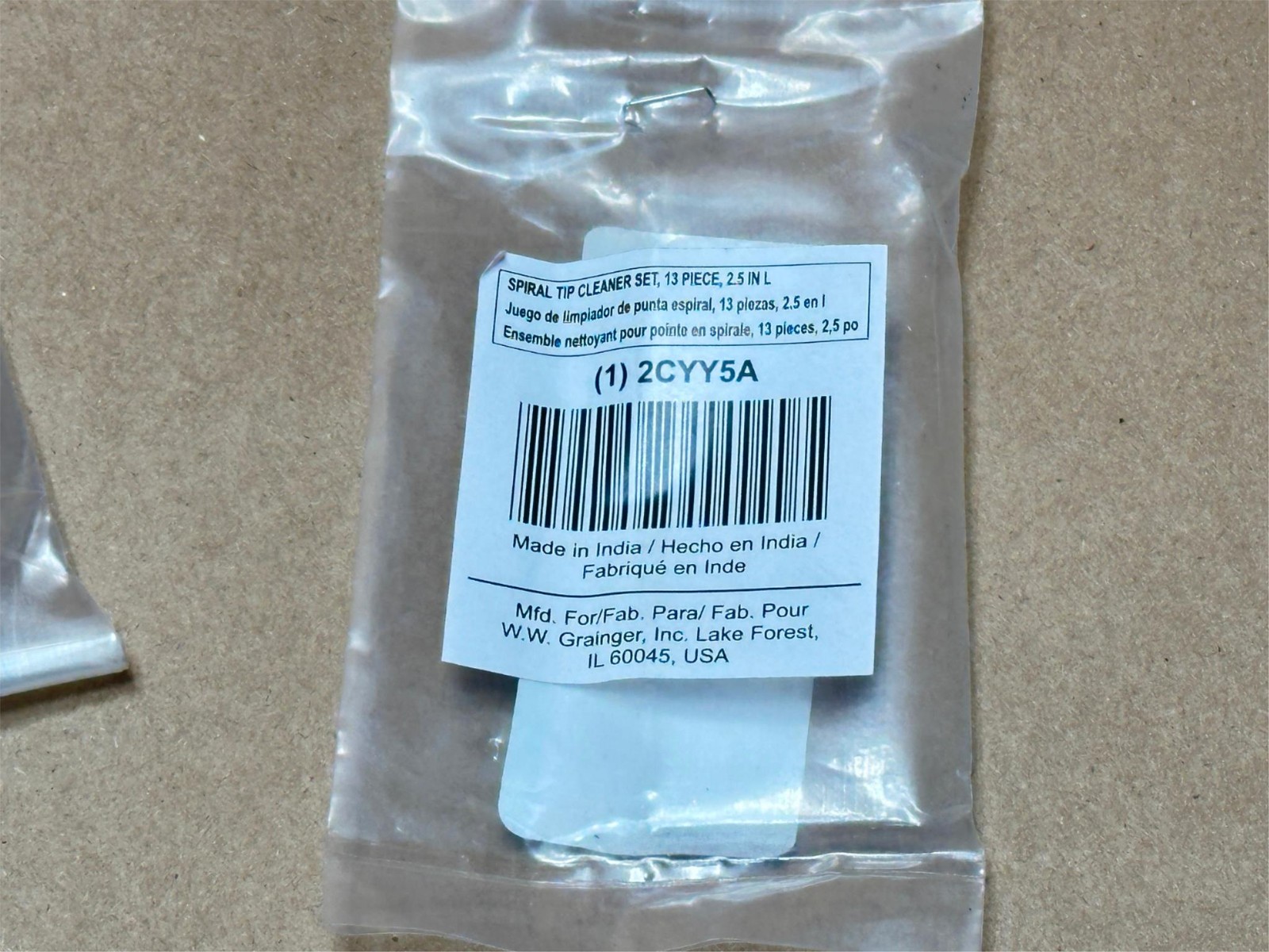 5x Pack 2CYY5A 13PC Spiral Tip Cleaner Set