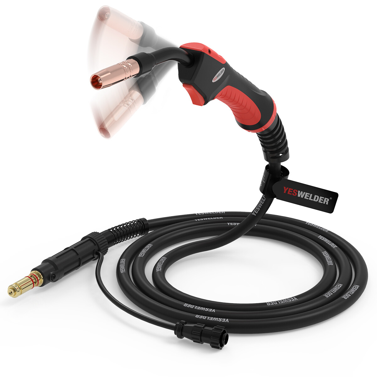 FLEXNECK  MIG Welding Gun 100A 10′ K530-6 Replacement Torch for Lincoln 100L
