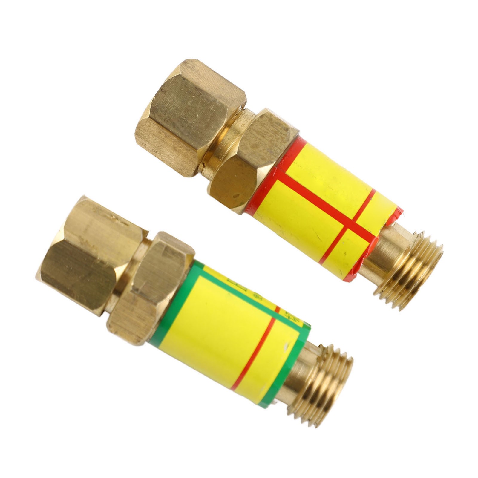 1 Pair Oxygen Acetylene Check Valve Flashback Arrestor (M16*1.5)