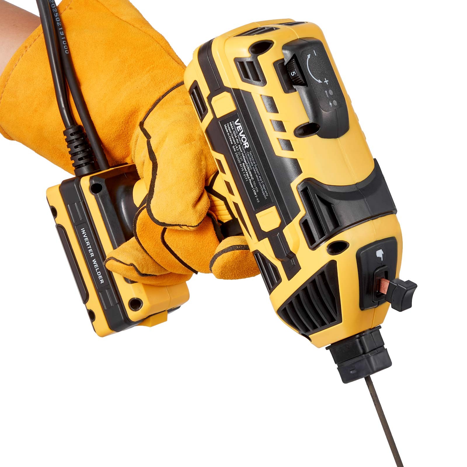 VEVOR Portable Handheld Welding Machine 20-120A with 5-Level Current Adjustment