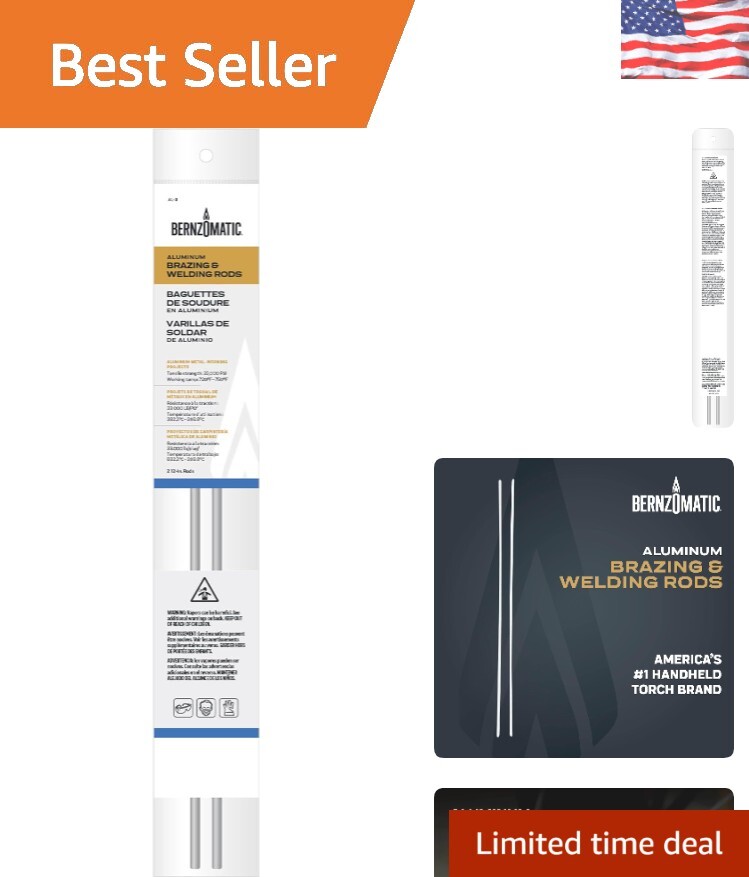 Lightweight 12-Inch Aluminum Welding Rods for Arc Welding – High Strength Duo