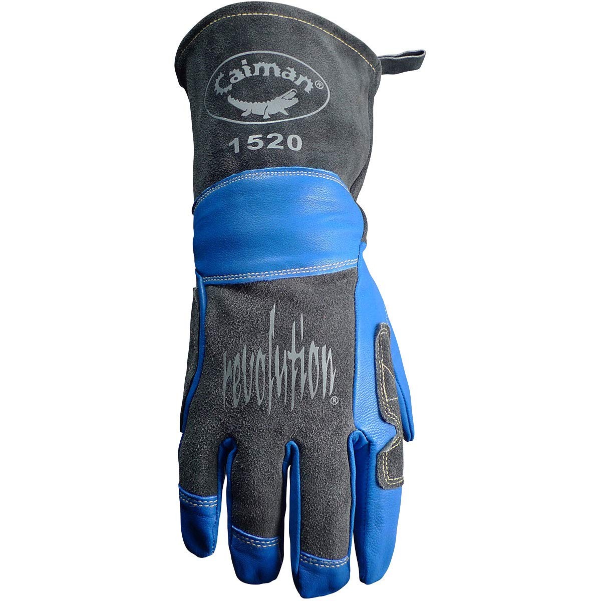 Caiman Premium Goat Grain Mig/Stick Welding Gloves Wool Lining Kontour Design