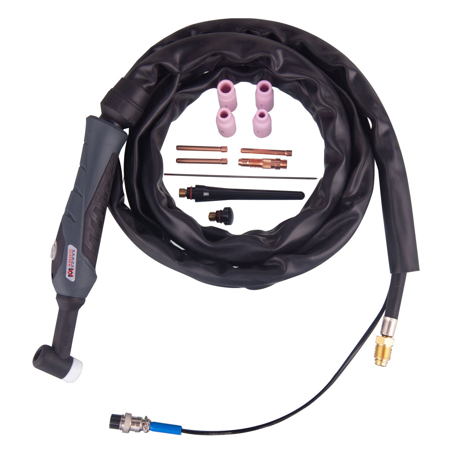 Amico TIG-185, 185 Amp HF-TIG Torch, Stick Arc DC Welder, 80% Duty Cycle Welding