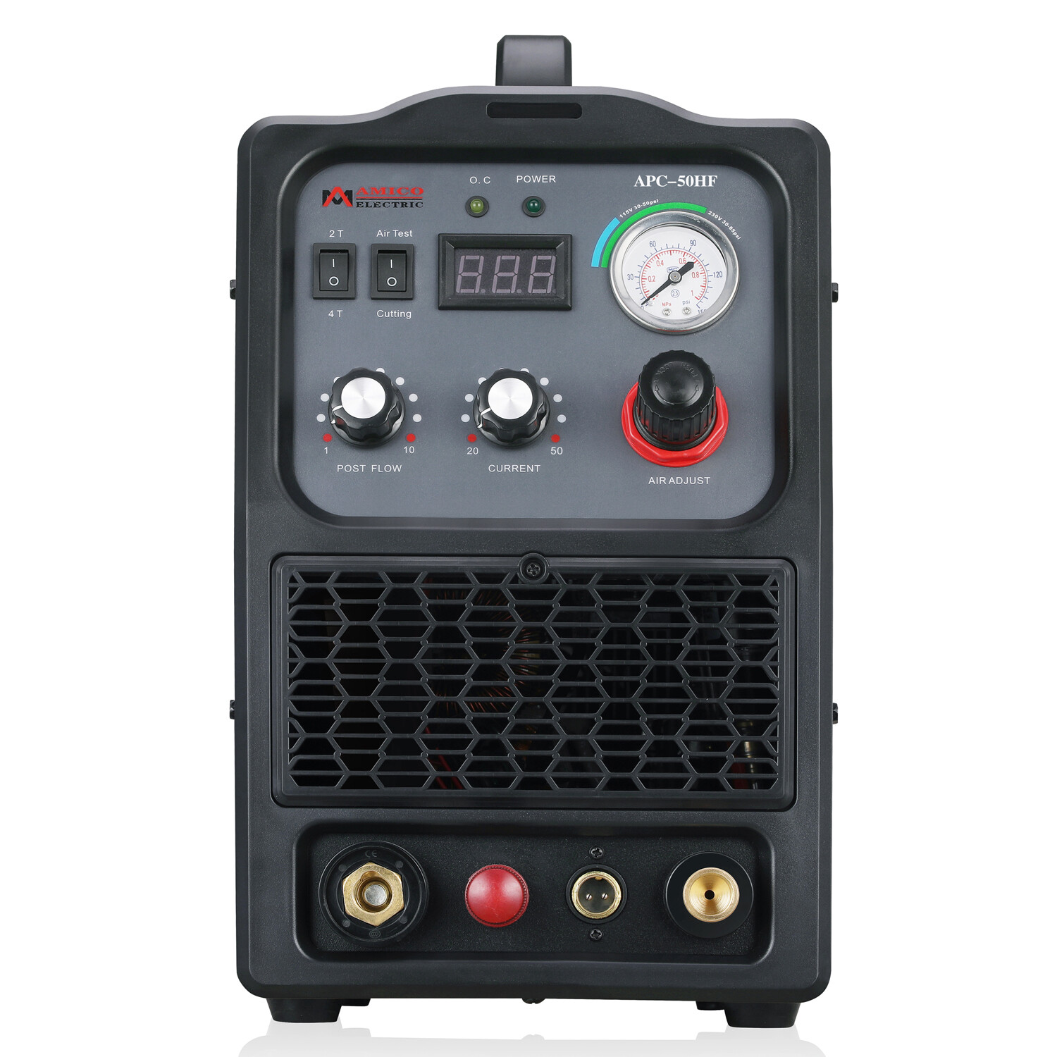 Amico APC-50HF, 50 Amp Pilot Arc Plasma Cutter, 100-250V/50-60Hz, 80% Duty Cycle