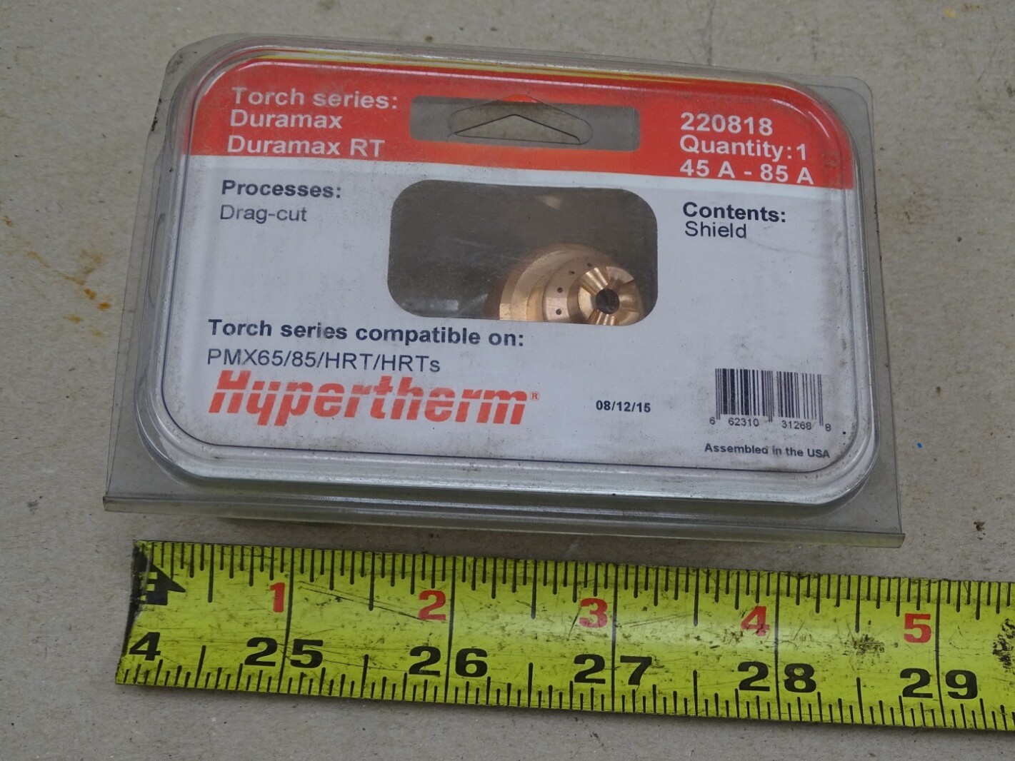 Hypertherm Hand Cutting Shield 45A-85A, 220818