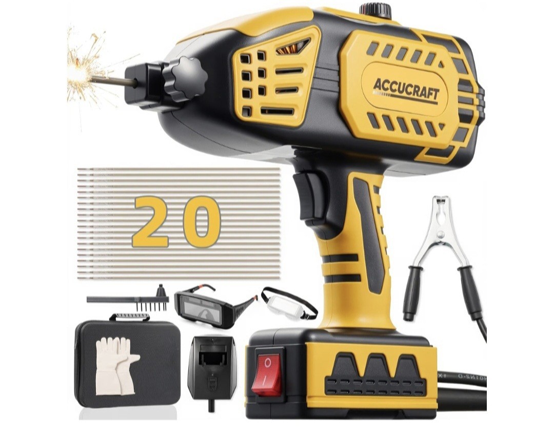 Portable Welding Machine,110V Handheld Welder w/IGBT Inverter 5 Variable Kit NEW