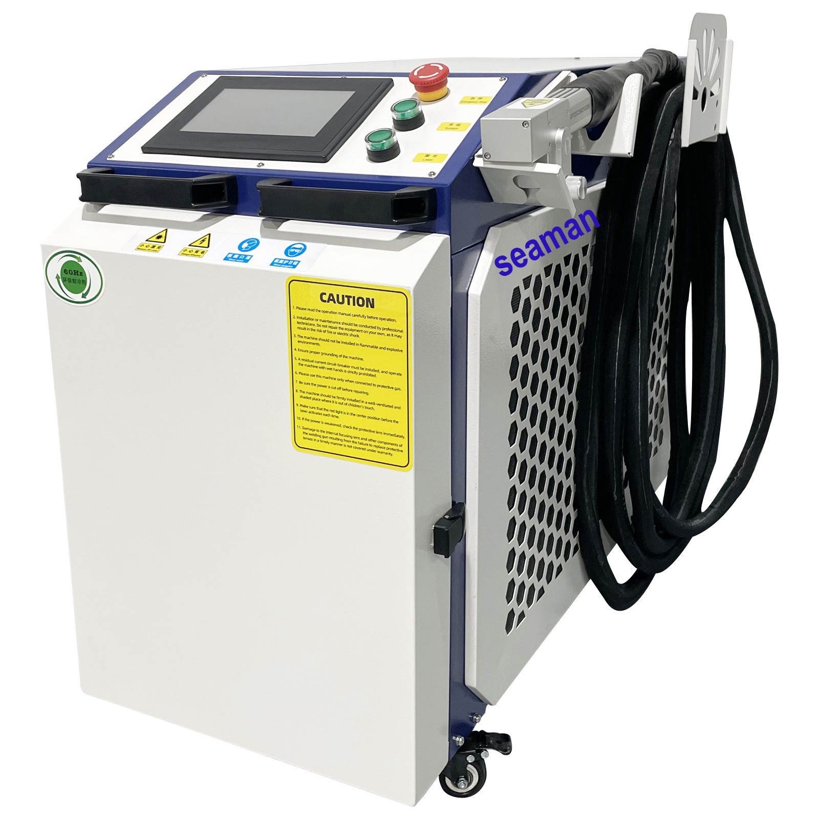 1500W Fiber Laser Paint Stripper Rust | Oxide Metal Surface Cleaning Machine