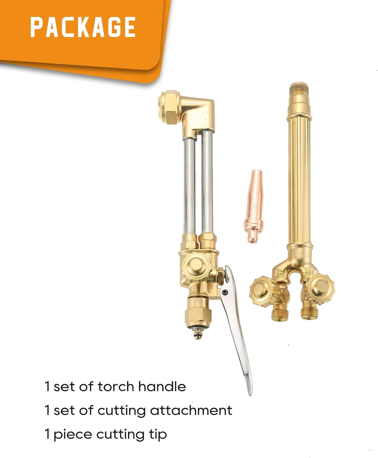 Medium Duty Oxygen/Acetylene Welding Torch Handle with Nozzle | Victor Type Cutt