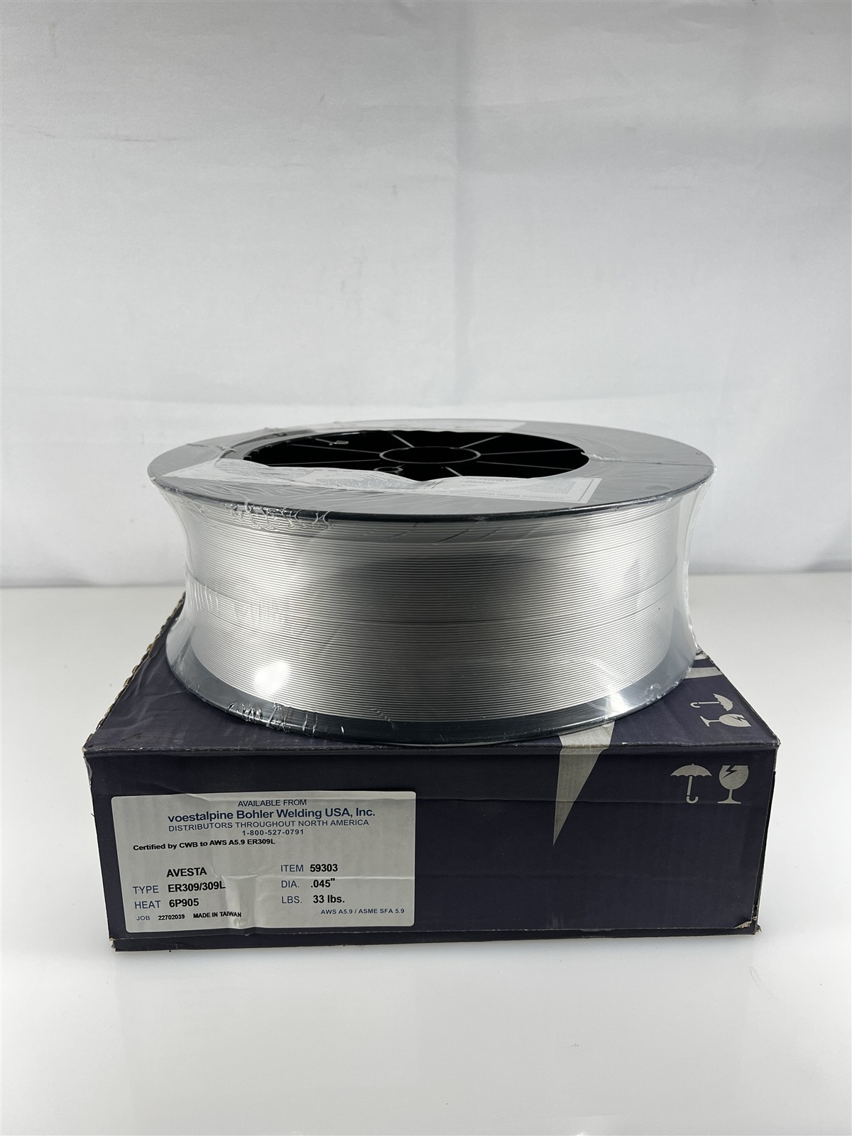 Bohler Welding Avesta 33lbs 0.045″ ER309 / 309L 6P905 59303