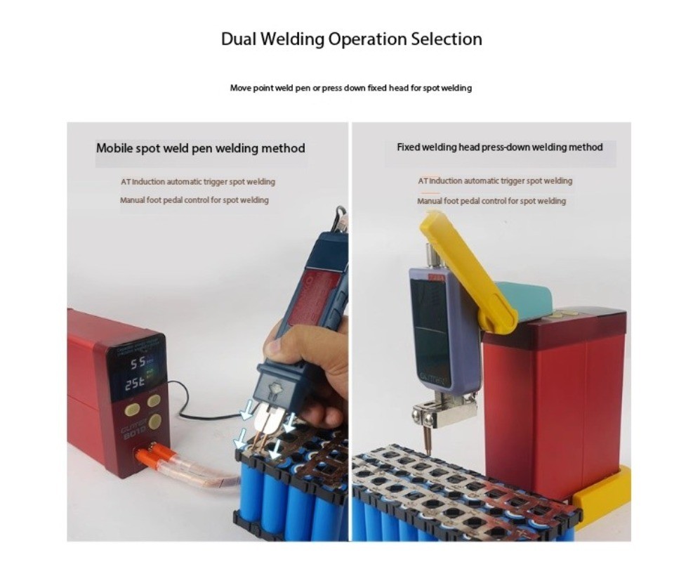 801D Spot Welder 18650 Household DIY Handheld Compact Large-Cell Butt Welder
