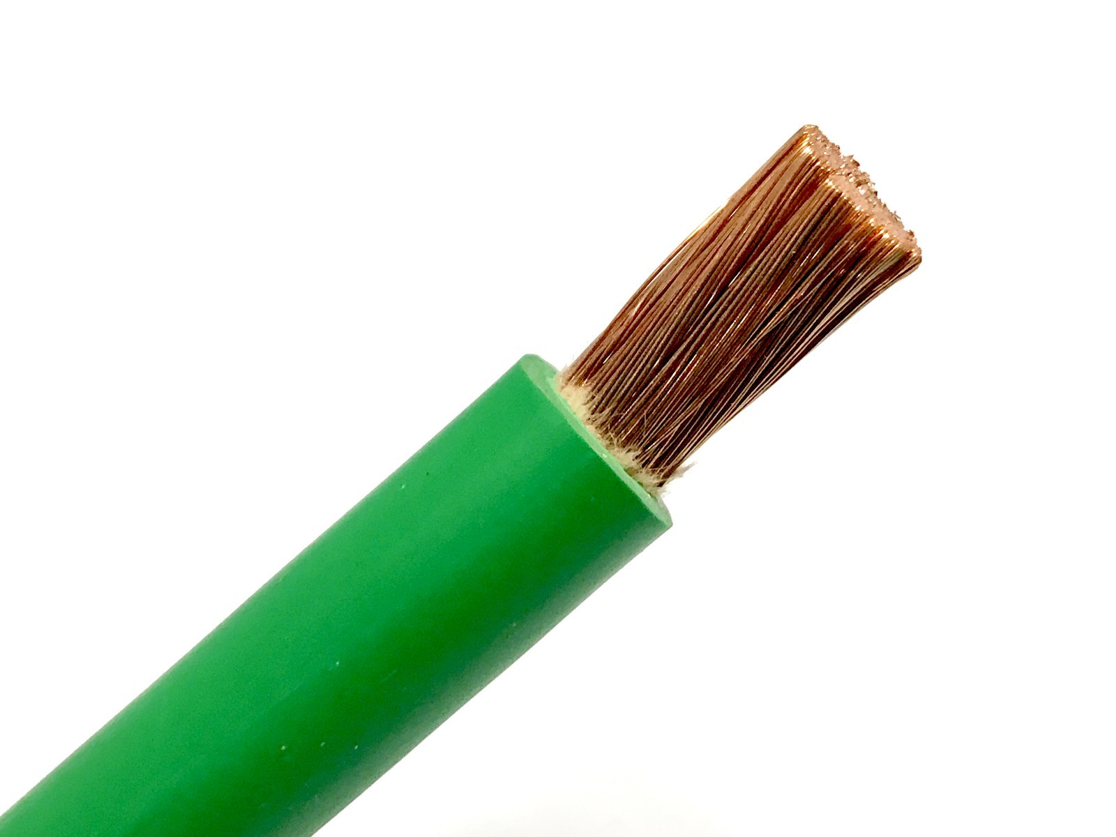 150′ FT #1 AWG WELDING/BATTERY CABLE GREEN 600V PURE COPPER USA MADE 105c