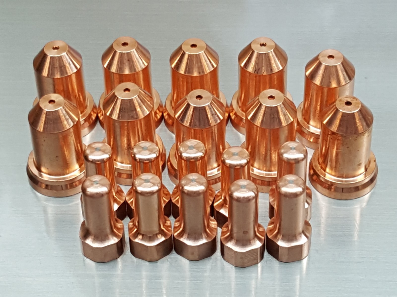 20 x PT-80 Plasma Torch Electrodes + 40A Nozzles PT80 IPT-80 iPT80 *US SHIP*