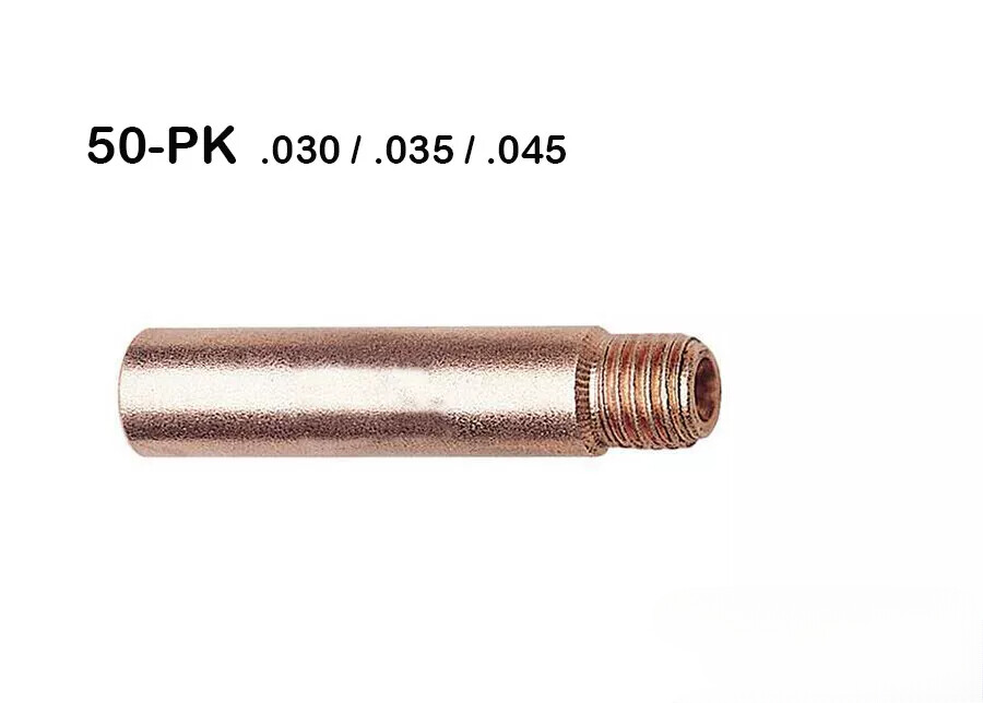 MIG-50pcs Welding Gun Contact Tip for Tweco #2 Lincoln 200 – 400A .030 .035 045