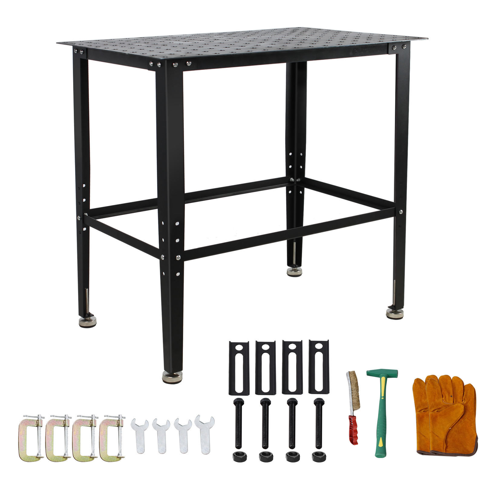 36×24in Welding Table with Fixture Welding Work Bench with 5/8″ Holes