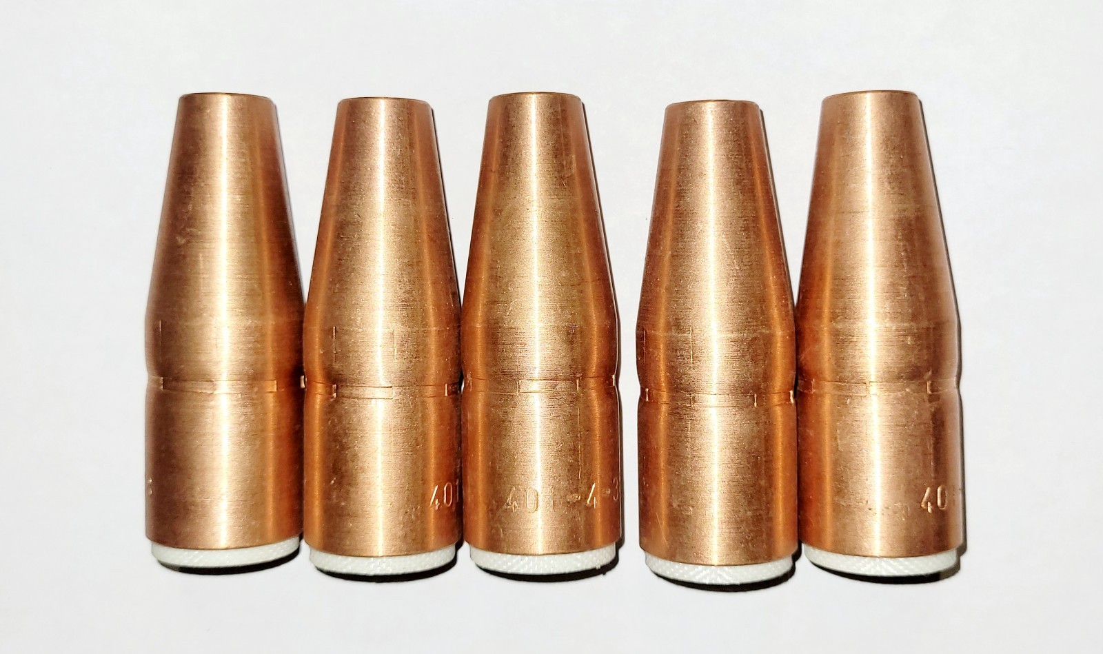 TREGASKISS OEM MIG NOZZLE 401-4-38 FLUSH TIP, 3/8 I.D.