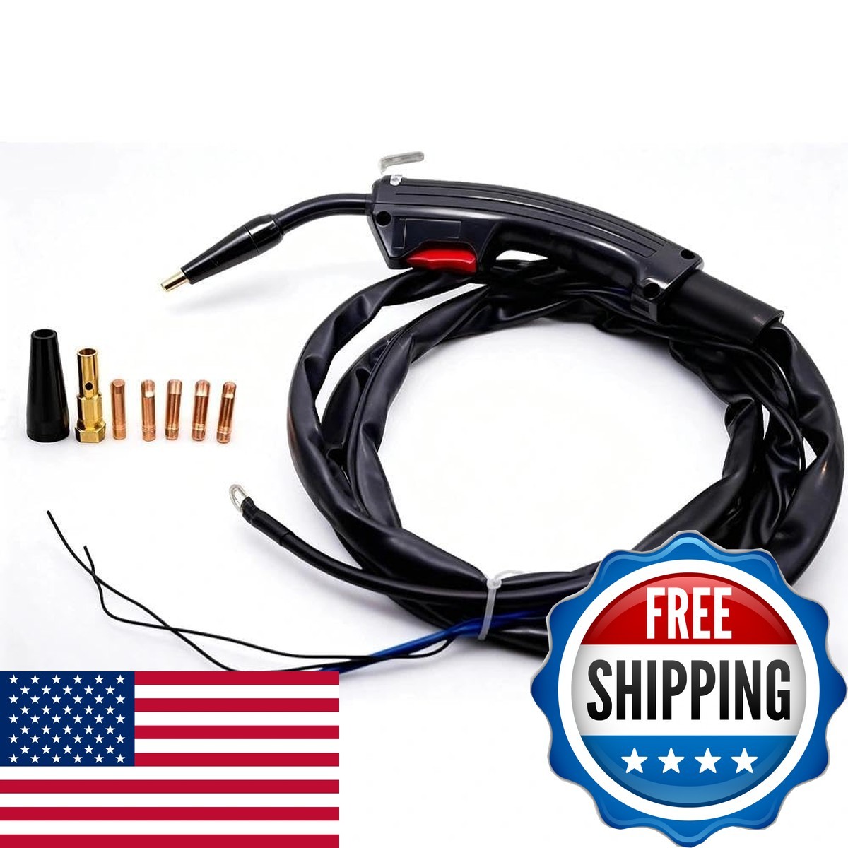10ft No Gas Mig Gun Liner for Chicago Electric 90 AMP Mig 100 Welder 68887