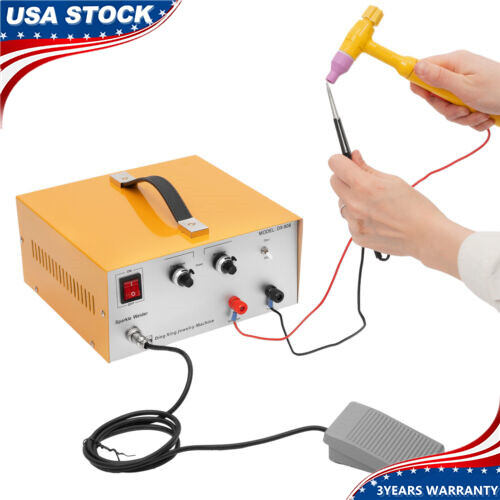 600W Jewelry Spot Welder Laser Welding Machine for Gold Silver Metal 1-80A