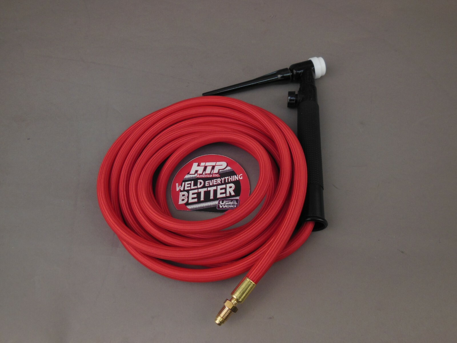 25′ CK17V Air Cooled Tig Welding Torch Super Flex Cable with Valve USA
