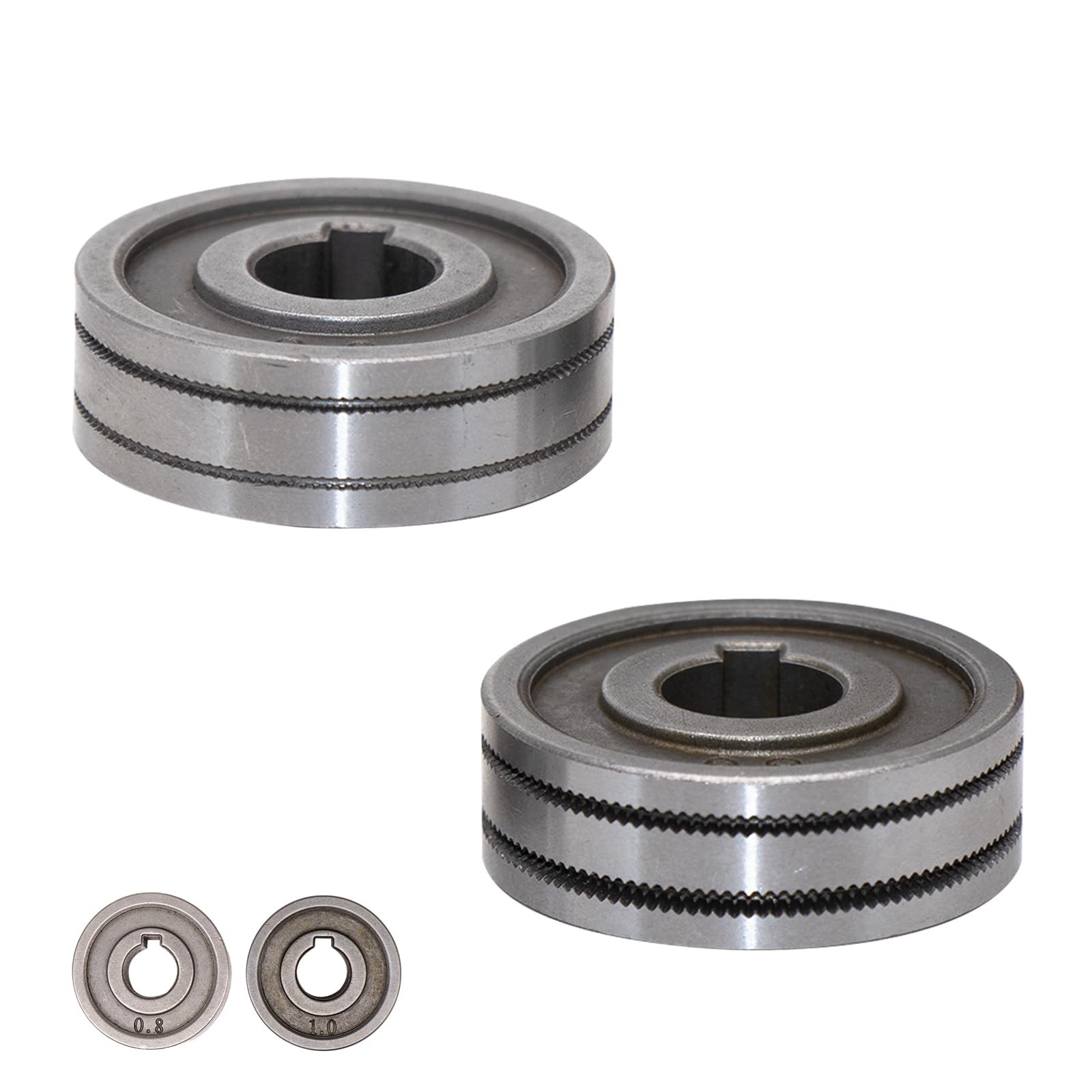 2Pcs Welding Feed Roller Wire Drive Wheel 0.6-0.8mm/0.8-1.0mm, Knurl K…