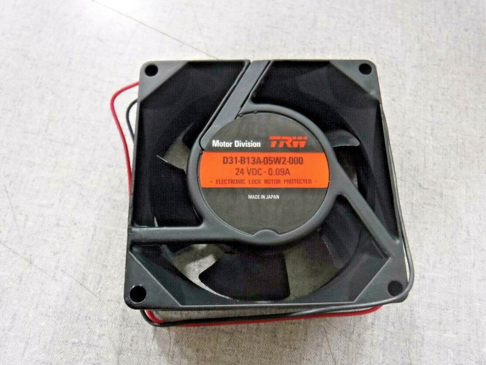 TRW Motor Division D31-B13A-05W2-000, 24VDC 0.09A Fan