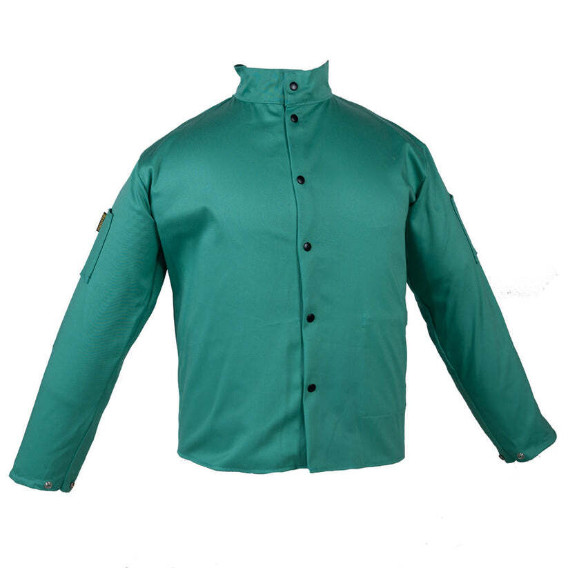 Trust Protection 5500 Premium Lightweight FR Cotton Green 30″ Jacket, 2X-Large
