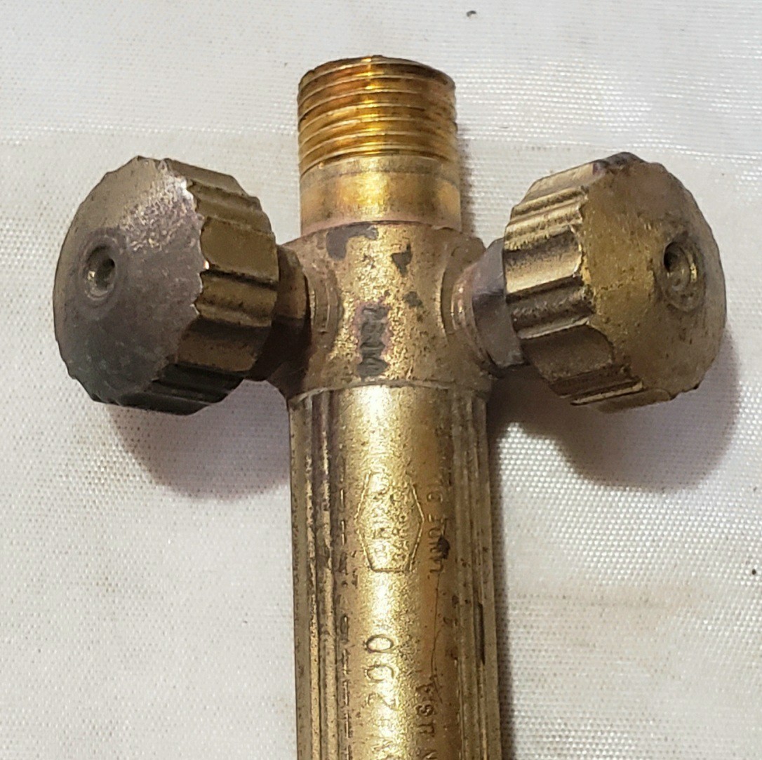 Purox W-200 Welding Cutting Torch Handle & Nut Fits Prest-O-Lite Linde CW-200