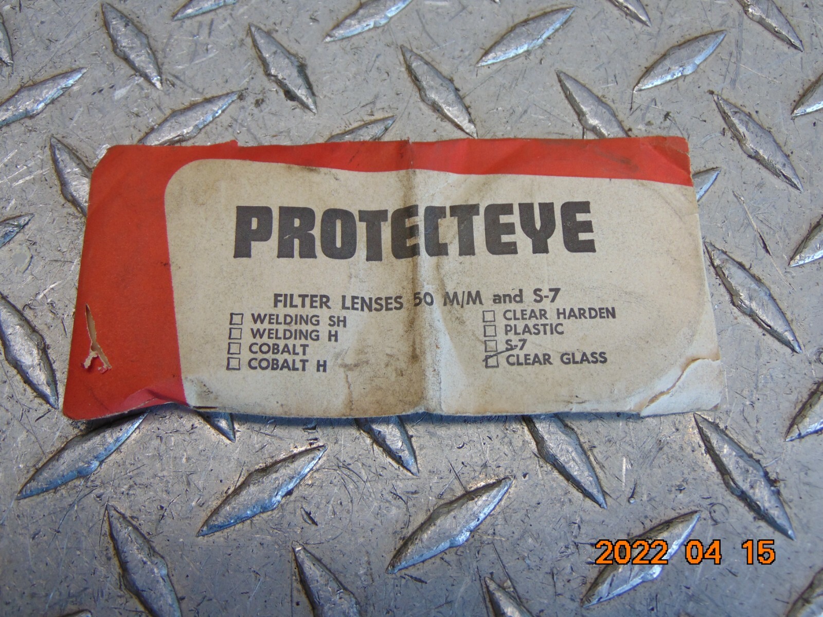 *2 PACK* PROTECTEYE FILTER LENSES 50M/M and S7 WELDING – FREE SHIPPING