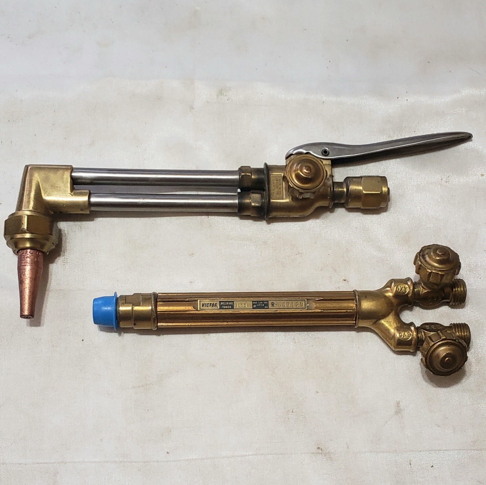 Victor Cutting Welding Torch Set CA1260 Attachment J100 Handle 0-3-101 Tip USA