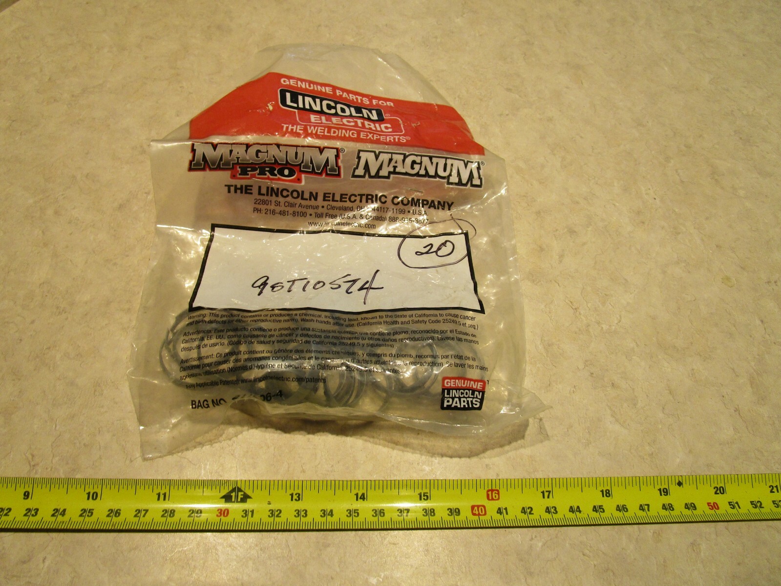 1 PC LINCOLN ELECTRIC 9ST10574 LOCKING FERRULE, B0241