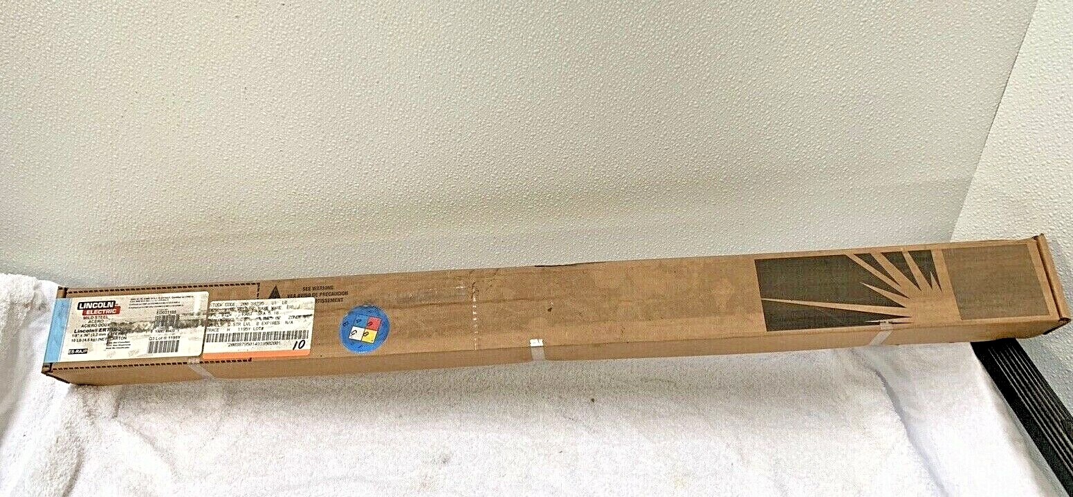 Lincoln Electric ER70S-2 Mild Steel Welding Rod 1/8″X 36″ 10 lb Carton