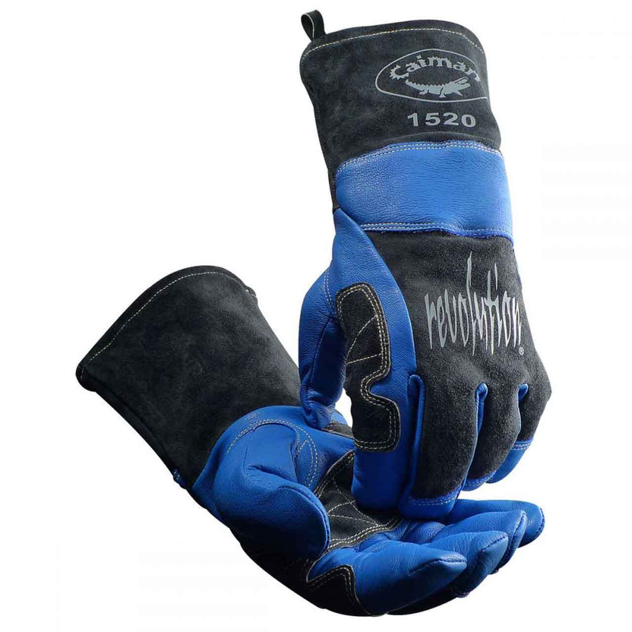 Caiman 1520 Goatskin Kontour Pattern Wool Insulated MIG Stick Glove OSFM