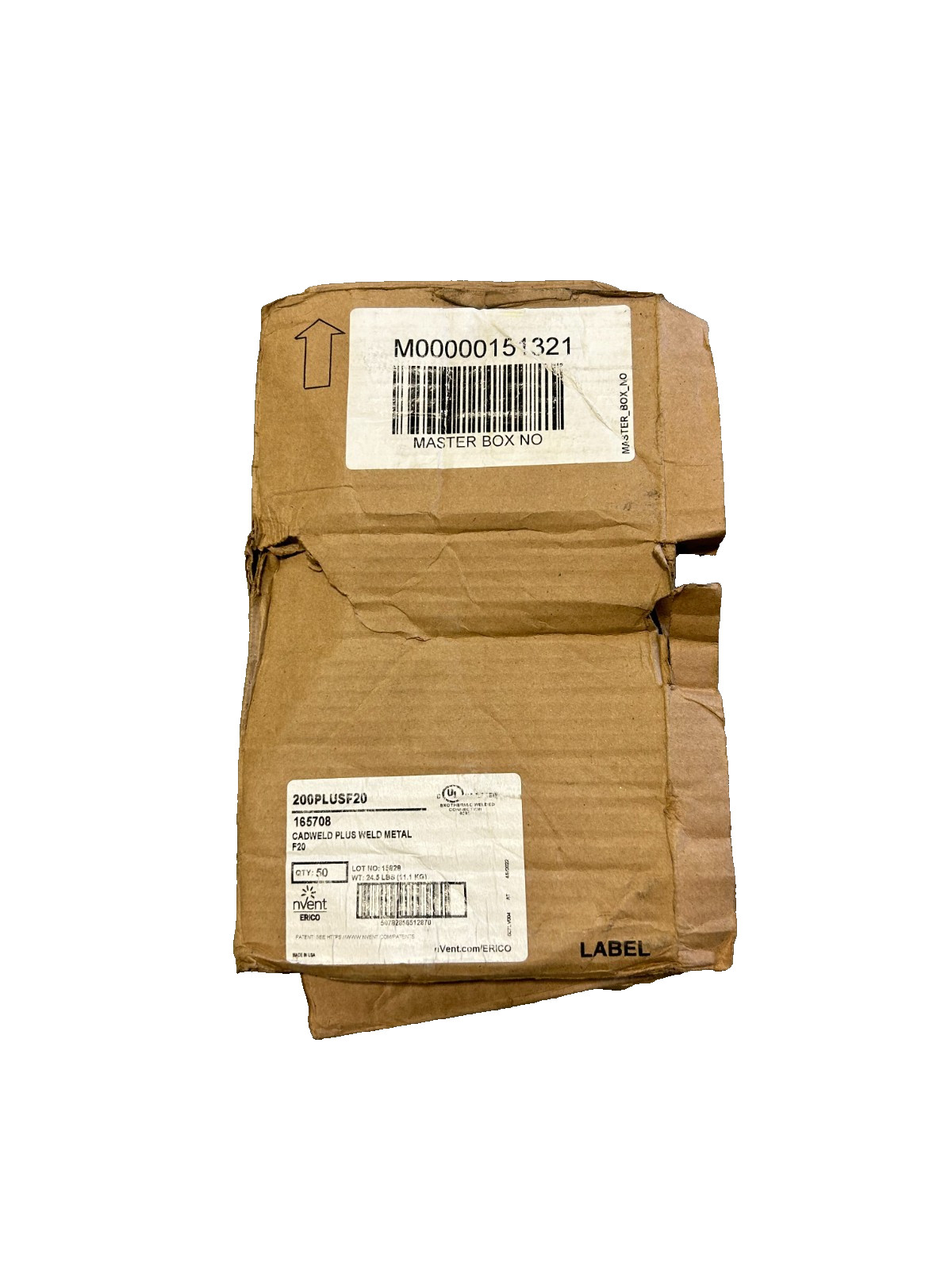 Nvent Erico 200PLUSF20 Cadweld Plus Weld Metal F20 – Lot of 50