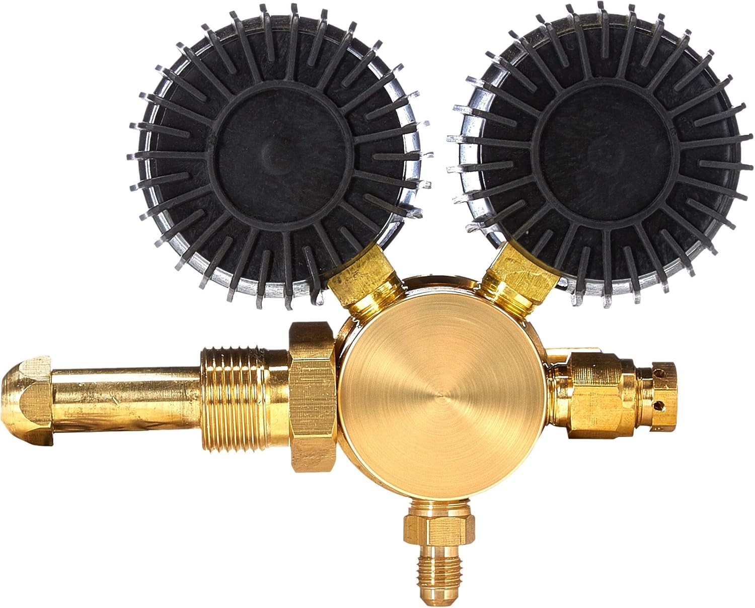 Precision Nitrogen Regulator – Clear Single-Scale Gauges