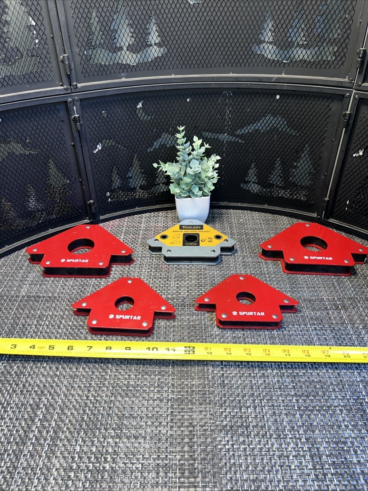 5 QTY! BULK LOT- SPURTAR Tooliom Magnetic Arrow Welding Holder Clamp
