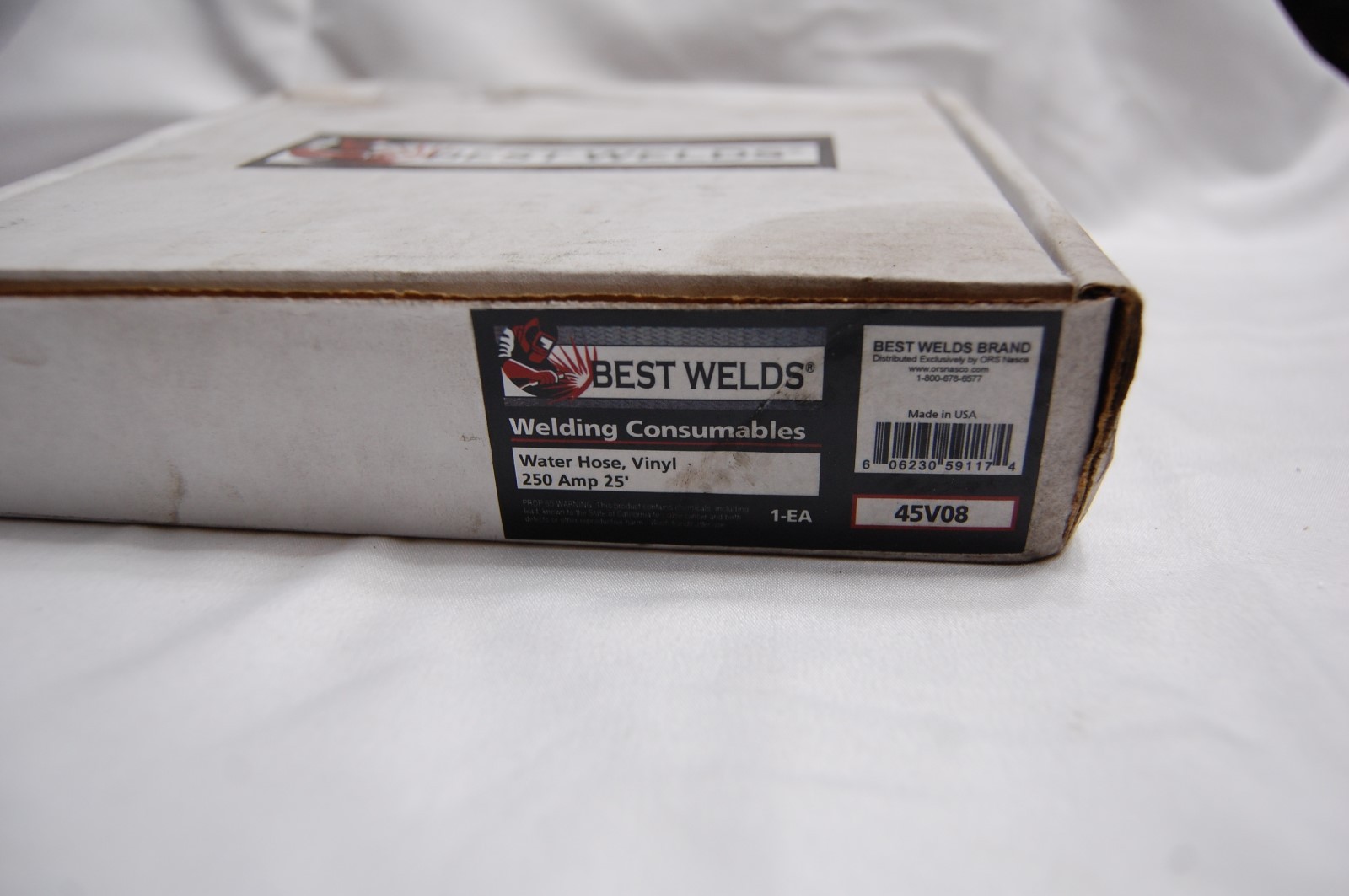 Best Welds 25′ Vinyl Water Hose 250 Amp 45V08