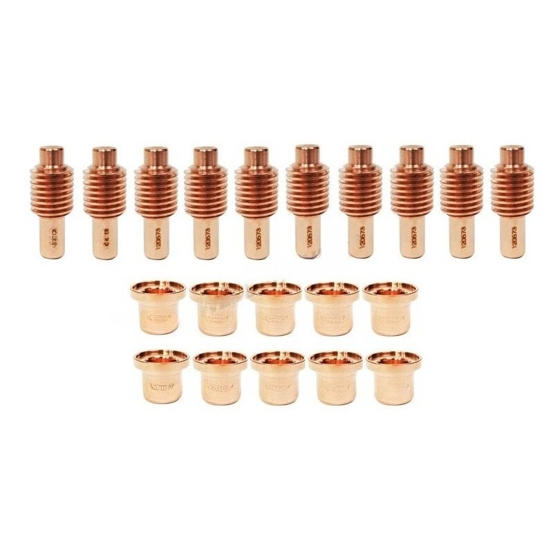 20PK Plasma Electrode Nozzle 55A For Snap-On YA5550 82050 Solar 2050 334-287-908
