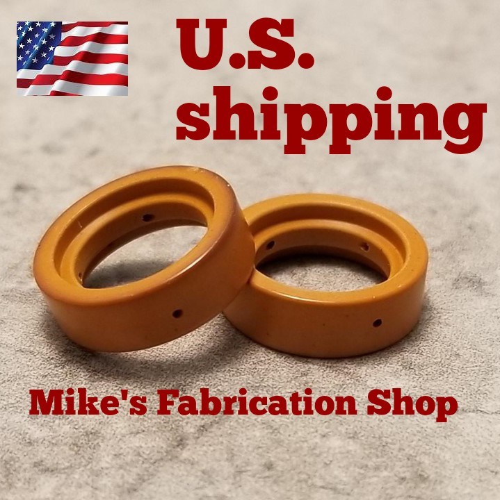 Two Swirl Rings For Use With Chicago electric 62204 Plasma Cutter IPT40 torch