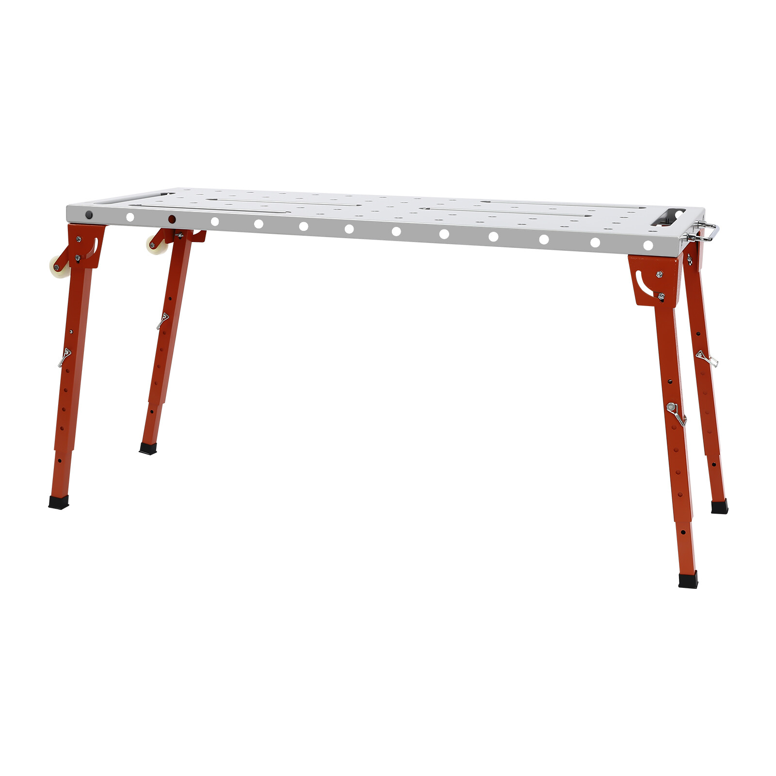 Welding Table 46″ x 18″ 1000LBS Folding Workbench Adjustable Height 13-21inch