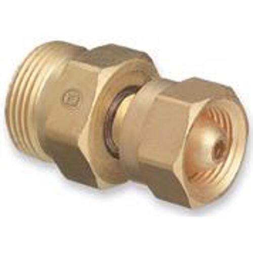 WESTERN # 314 ACETYLENE ADAPTOR CGA-200 TO CGA-520 MC CYLINDER TO B REGULATOR