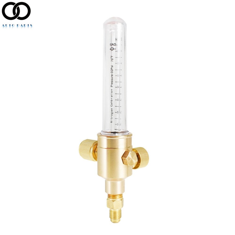 1Pack Nitrogen Flow Meter Max inlet Pressure 50 PSIG Brass Body Construction