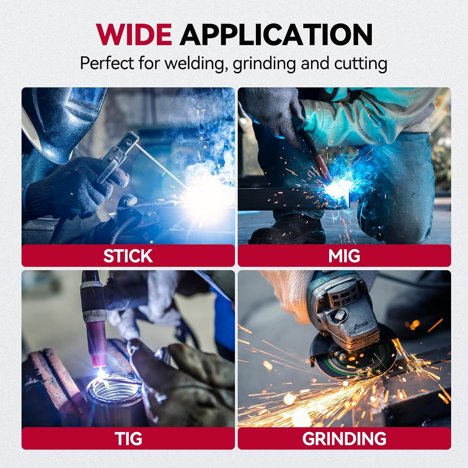 ARCCAPTAIN Welding Helmet Auto Darkening W/ Side View Wide Shade for TIG MIG ARC