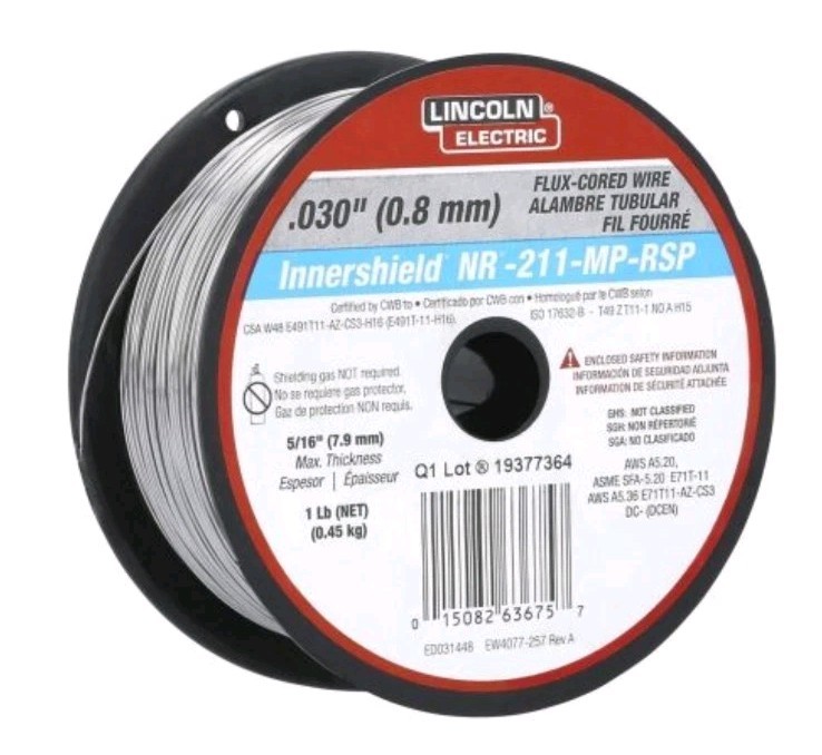 Lincoln Electric Innershield NR-211-MP-RSP Flux Cored Wire .030” (0.8 mm)