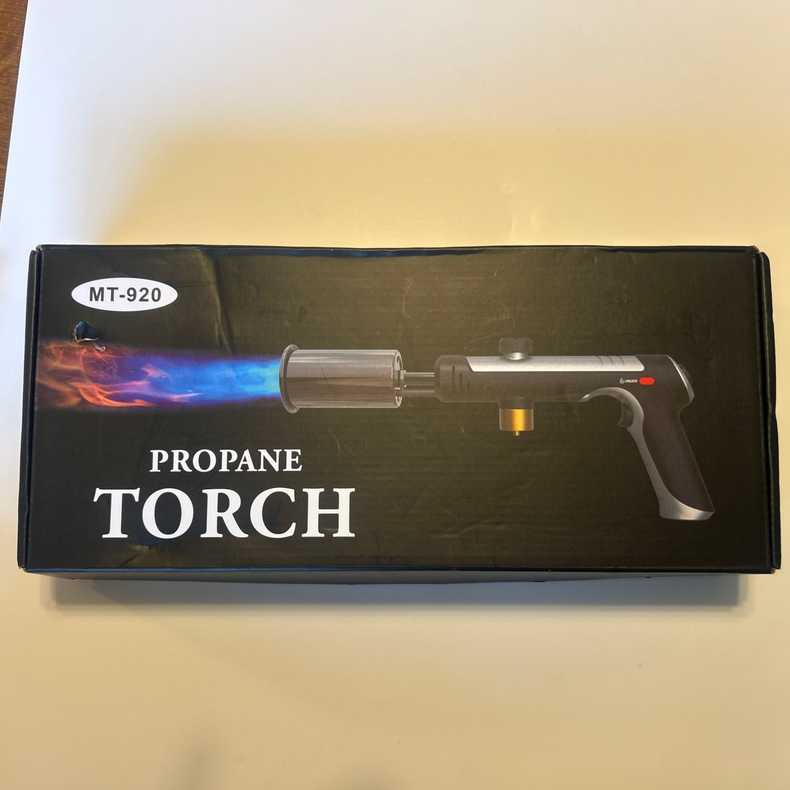 MT-920 Propane Torch Max Power Button & Safety Lock