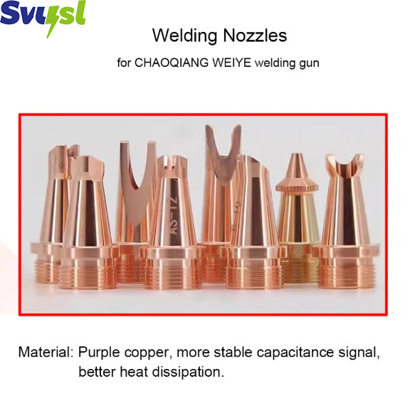 CQWY Fiber Laser Welding Nozzle Copper Nozzle M16 SUP21T SUP23T HW970 5PC