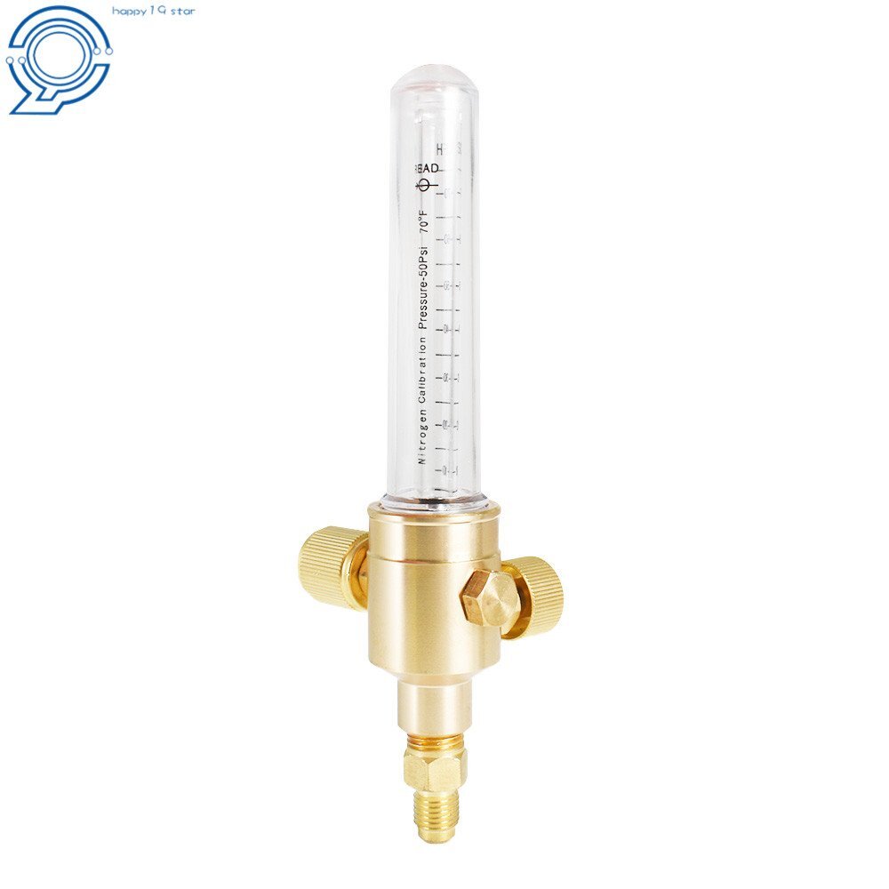New Nitrogen Flow Meter Max inlet Pressure 50 PSIG Brass Body Construction