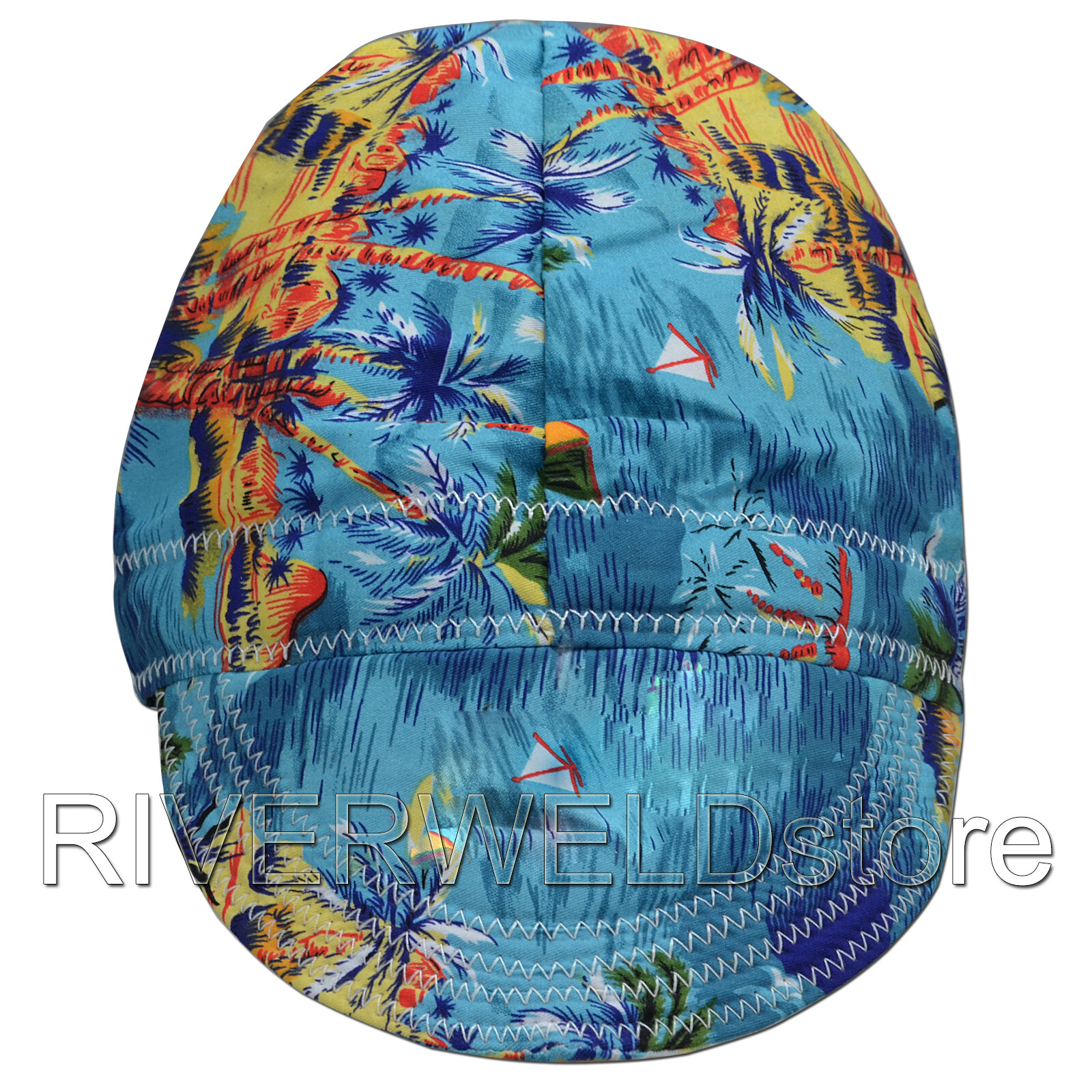 Perimeter 24 inch Fashion style cotton mesh lining Welding Caps for Welders