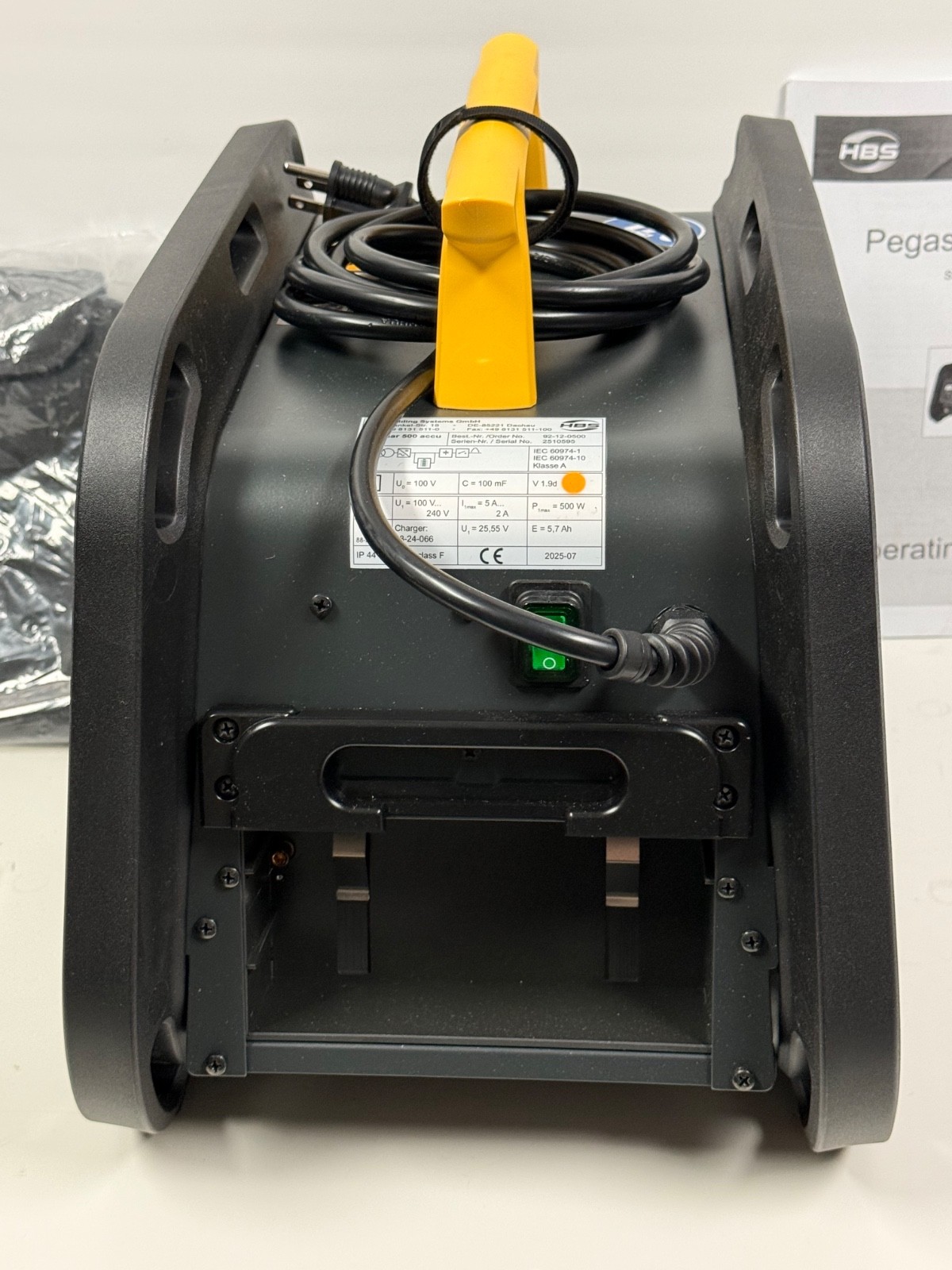 HBS PEGASAR 500 ACCU STUD WELDING UNIT WELDER & C06-3 GUN NELSON