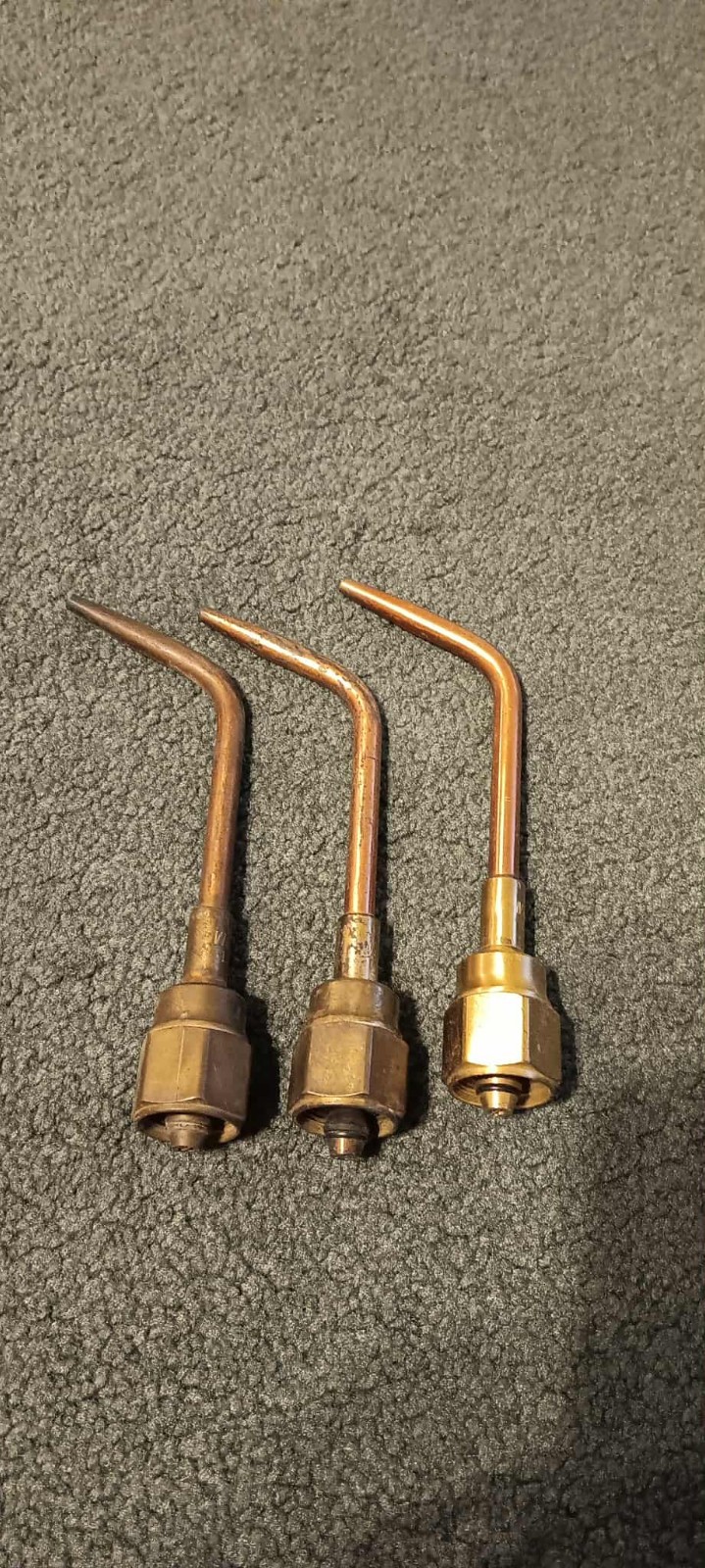Victor torch, Welding, 1-T-4 Cutting brazing Tips- 3 Qty Made in The USA