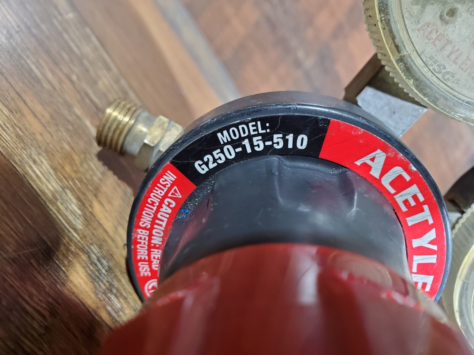 Radnor Model G250-15-510 Acetylene Regulator 350 psig