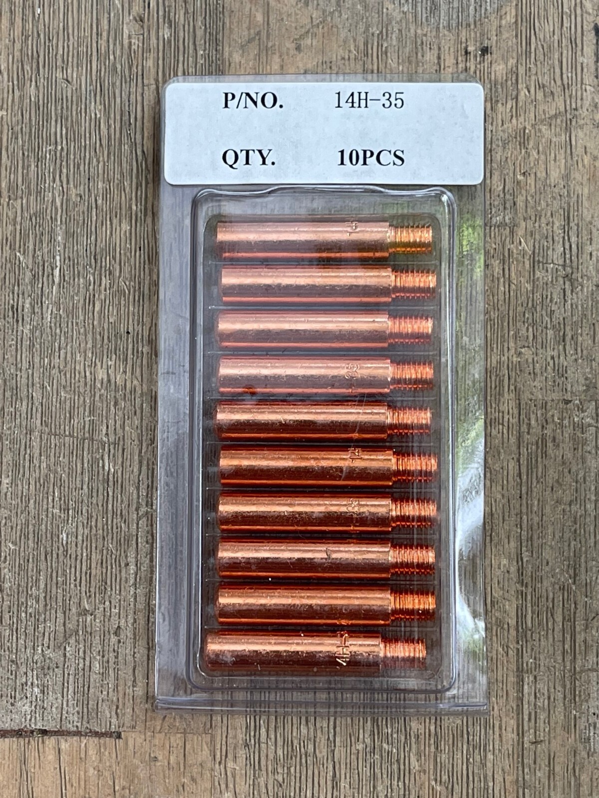 RED ONYX TWECO 14H-35 MIG WELDING CONTACT TIPS NEW PACK OF 10